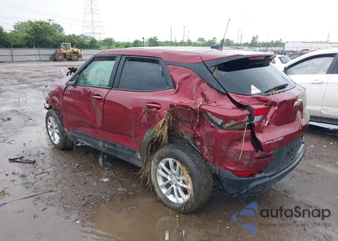 2025 Chevrolet Trailblazer Fwd Ls из США, поврежденный, VIN KL79MMSP8SB133560